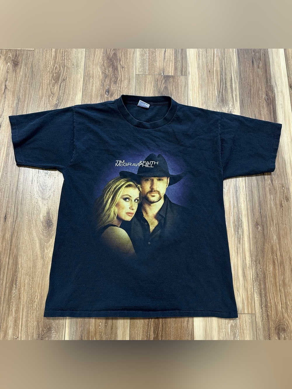 Vintage Tim McGraw Faith Hill Soul 2 Soul Tour 2000 Single Stitch Shirt, Large